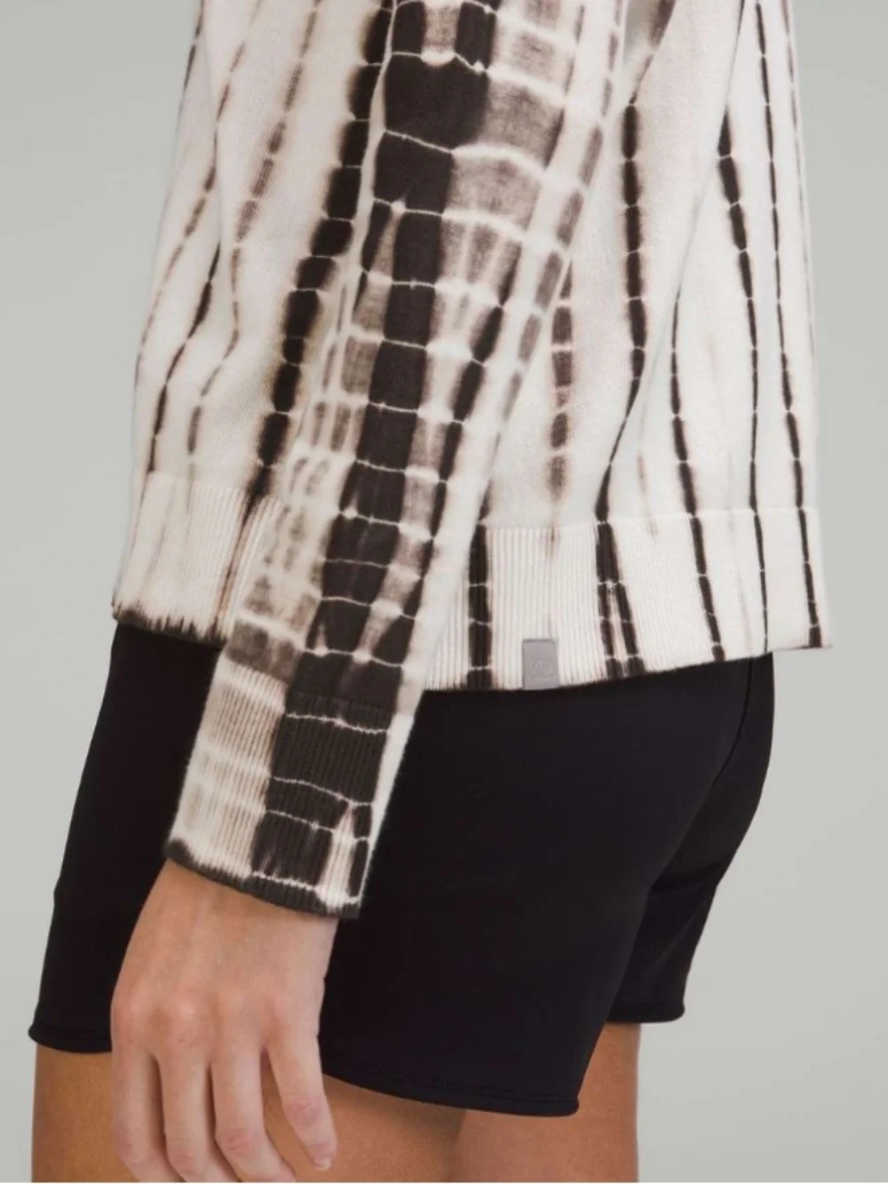 Lululemon Tie Dye Cashmere Blend Crewneck Sweater